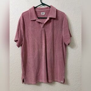 Fair Harbor - Ravello Terry Polo - Pink Sand - L